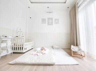  Phòng cho bé - Phòng cho bé decor kiểu Hàn với gam màu pastel xinh xắn 