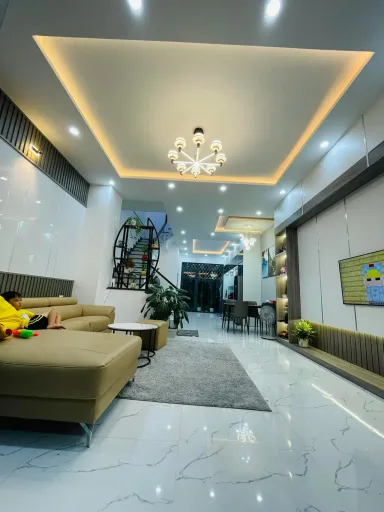 Phòng khách Sân vườn - Ngôi nhà "trong mơ" của vợ chồng mình tại Lâm Đồng