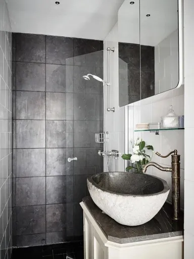 Phòng tắm - Trầm trồ căn hộ 73m2 ở Nga đẹp như cổ tích 