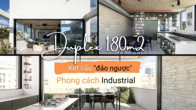 Căn hộ duplex 180m2 tại Israel với kết cấu “đảo ngược” độc đáo