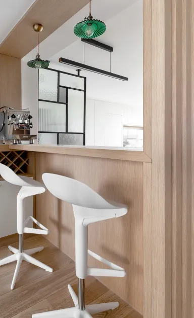 Quầy bar - Tổ ấm 134m2 kiểu Bắc Âu ấm cúng và thư giãn của đôi vợ chồng son Quầy bar - Tổ ấm 134m2 kiểu Bắc Âu ấm cúng và thư giãn của đôi vợ chồng son
