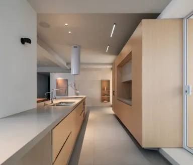 Phòng bếp - Căn nhà 180m2 thiết kế không gian mở của gia đình nhiều thế hệ