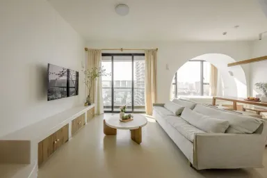 Ngôi nhà với những bức tường cong độc đáo