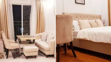 Căn hộ phong cách tân cổ điển, nội thất cao cấp với tông màu trắng trang nhã 
