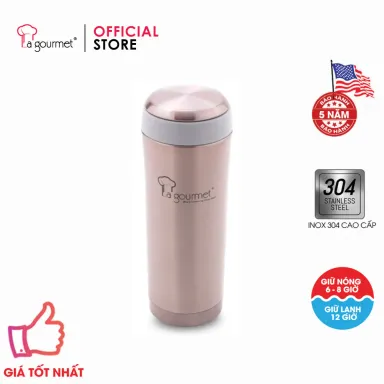 Bình Giữ Nhiệt La Gourmet Sakura 350ml Nâu Đồng