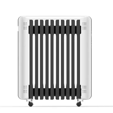 Lò Sưởi Dầu 12 Thanh 2500W Có Điều Khiển, Vỏ Bọc