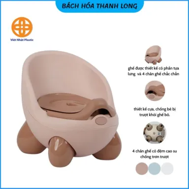 Bô Cho Bé Đi Vệ Sinh, Ghế Bô Hokori Baby Việt Nhật Có Tựa Lưng Cao Cấp