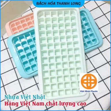 Khay Làm Đá Nhựa Dẻo 78 Viên Việt Nhật