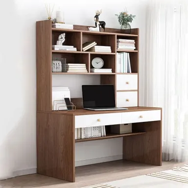 [FREESHIP HCM] Bàn Học, Bàn Làm Việc Liền Kệ Sách Gỗ Mdf Tatana BH028 – Có Thiết Kế Theo Yêu Cầu