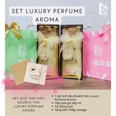 Set Quà Tặng Tinh Dầu Khuếch Tán LUXURY AROMA HOME DECOR