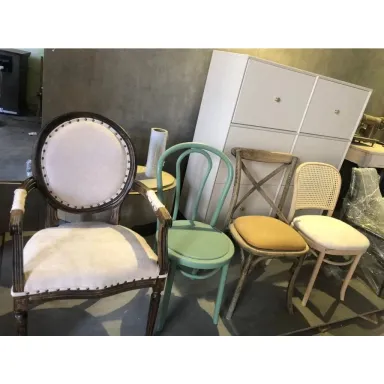 Ghế Thonet Lưng Tựa Phối Mây - Màu Tự Nhiên