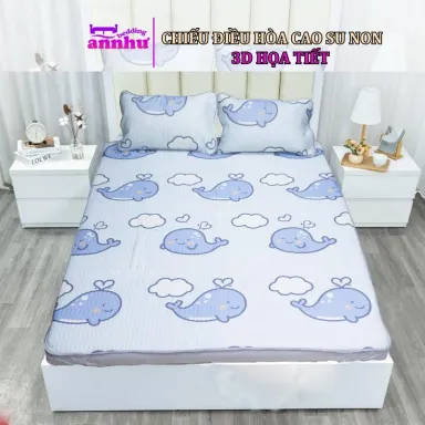 Chiếu Điều Hòa Cao Su Non 3D Hoa Văn An Như Bedding