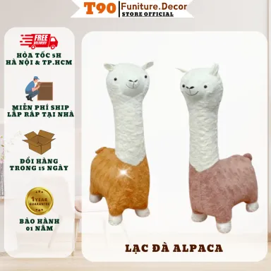 Ghế Đồ Chơi Lạc Đà Alpaca T90, Chân Có Bánh Xe Rời, Nhập Khẩu Cao Cấp Hiện Đại, Chung Cư Căn Hộ Nhà Phố