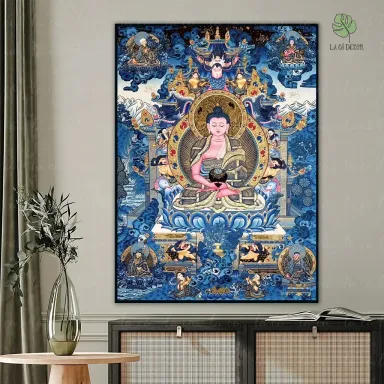 Tranh Đức Phật A Di Đà Thangka Mật Tông - Nhiều Mẫu