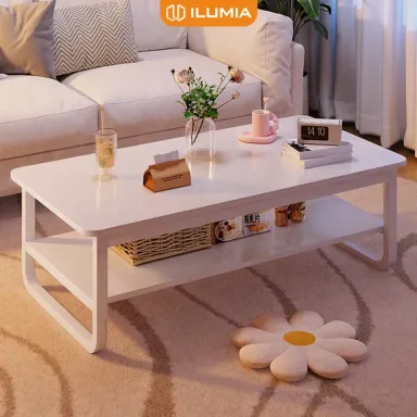 Bàn Trà Sofa Phòng Khách Chân Sắt Sơn Tĩnh Điện Thương Hiệu ILUMIA - GM135