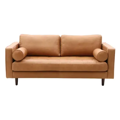 Bruno Sofa ( 2 Chỗ Ngồi ) -Sofa Da Phong Cách Cổ Điển