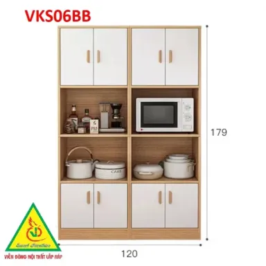 Tủ Để Đồ Nhà Bếp Nhiều Ngăn VKS06BB - VĐ Smart Furrniture NỘI THẤT LẮP RÁP VIENDONGADV