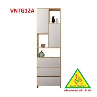 Tủ Kệ Trang Trí Vách Ngăn Gỗ MDF VNTG12A-B - VĐ Smart Furrniture NỘI THẤT LẮP RÁP VIENDONGADV