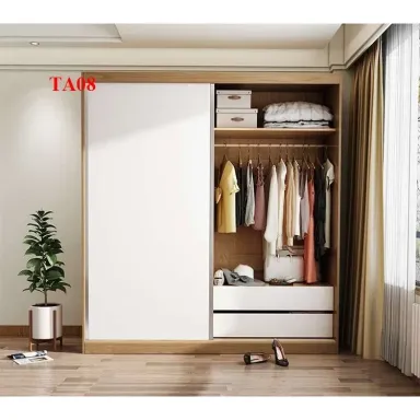 Tủ Quần Áo Thiết Kế Hiện Đại Gỗ MDF TA08 - VĐ Smart Furrniture NỘI THẤT LẮP RÁP VIENDONGADV