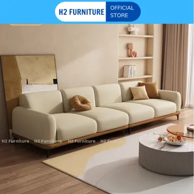 Ghế Sofa Nỉ Tặng Đôn Tròn Sofa Cùng Màu Ghế