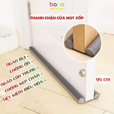 Thanh Chặn Cửa Dài 95cm Chắn Cửa, Miếng Chắn Đáy Khe Cửa Chống Thoát Hơi Máy Lạnh Ngăn Côn Trùng Bụi Bẩn (TC05)