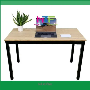 Bàn Làm Việc Homeoffice Chân Sắt Hệ Uconcept Lắp Ráp NTF-002 (100X50X75Cm) NTFurniture