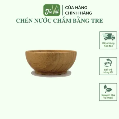 Bát Tre Đựng Nước Chấm - Chén Nước Chấm Bằng Tre