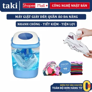 Máy Giặt Mini, Máy Giặt Quần Áo, Đồ Chíp, Đồ Lót Mini Đa Năng Cao Cấp - Có Khử Khuẩn Công Nghệ Blue Ag - Bảo Hành 3 Năm