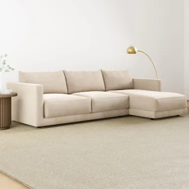 Sofa Góc L Phòng Khách Melbourne Sofa Bắc Âu