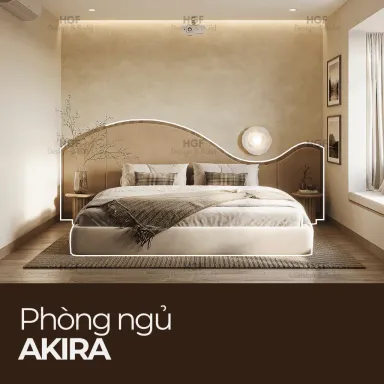 AKIRA, Combo Phòng Ngủ Phong Cách Hiện Đại Tối Giản Tiện Nghi, CBN_018, Nội thất HGF