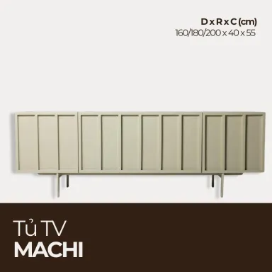 MACHI, Tủ Tivi Trà Xanh Phong Cách Hiện Đại Độc Đáo Phủ Sơn 2K,TTV_068,Chiềudàix40x55cm,Nội thất HGF