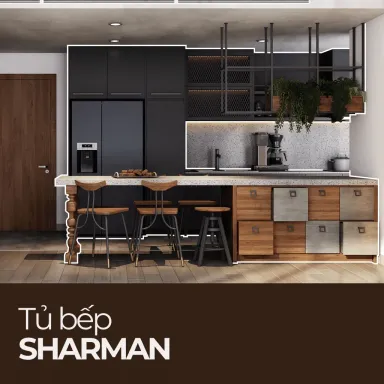 SHARMAN, Combo Tủ Bếp Hiện Đại Ấn Tượng, CBB_004, Nội thất HGF