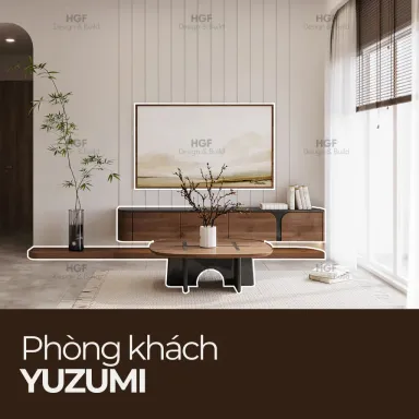 YUZUMI, Combo Phòng Khách Phong Cách Tối Giản Thanh Lịch, CBK_007, Nội thất HGF