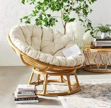 Ghế Thư Giãn Papasan Mây Tự Nhiên | Thiết Kế Sang Trọng | Điểm Nhấn Thư Thái Cho Không Gian Đẳng Cấp