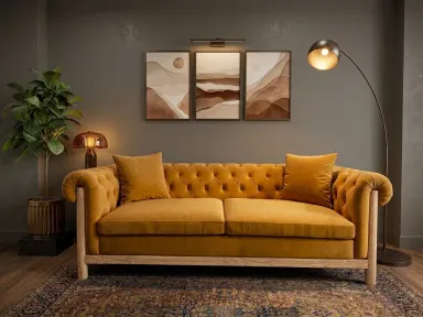 Sofa Amber Gỗ Tự Nhiên Modern Classics