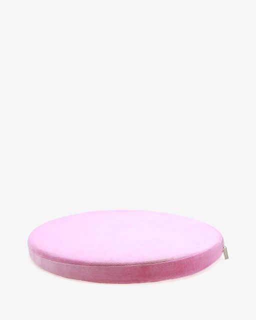 Nệm Ngồi Tròn Blush Pink Velvet 45x45