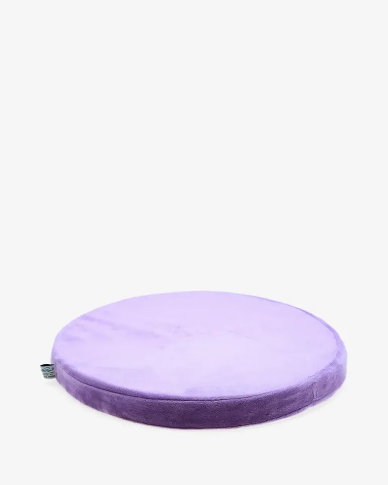 Nệm Ngồi Tròn Mid Purple Velvet 50x50