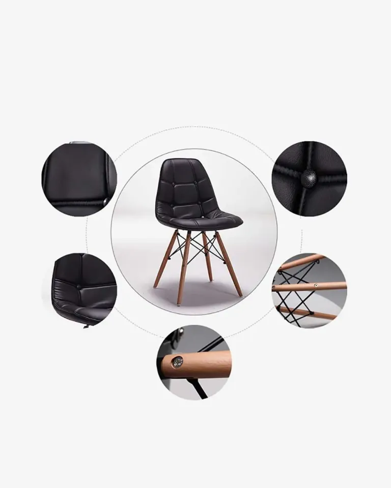 Ghế Ăn Eames Mặt Nệm Hiện Đại