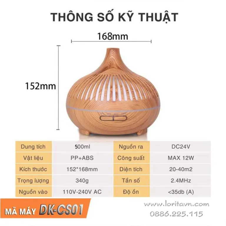 Máy Xông Tinh Dầu DK-CS01