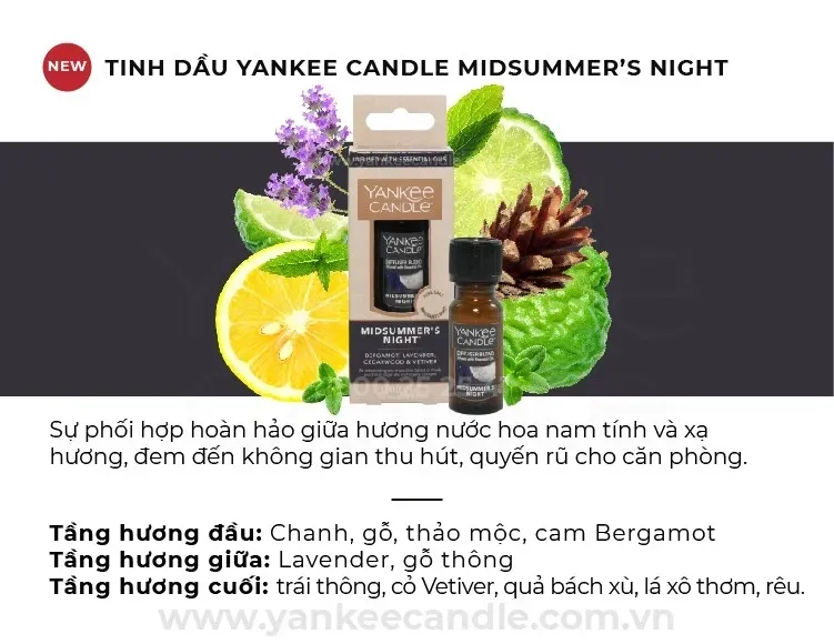 Tinh Dầu Mùi Midsummer's Night 15ml