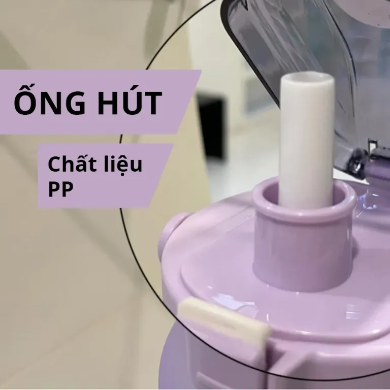 Bình Nước Chia Vạch Và Giờ Uống Nước Dung Tích Lớn