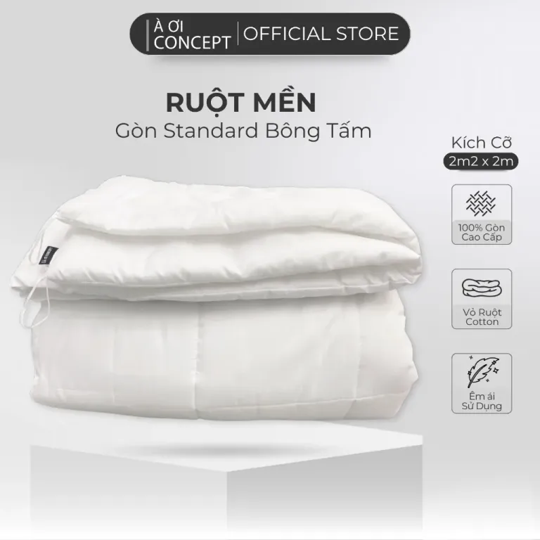 Ruột Mền Standard Bông Tấm