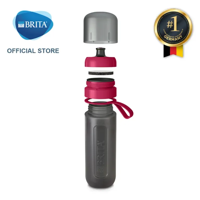 Bình Lọc Nước BRITA Active Pink 600ml Có Sẵn 1 Đĩa Lọc Microdisc