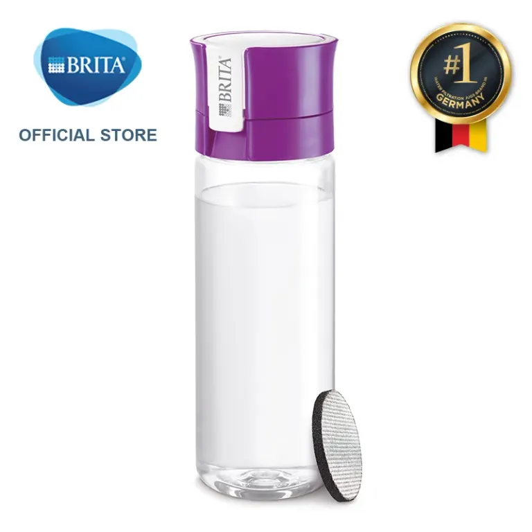 Bình Lọc Nước BRITA Vital Purple 600ml Có Sẵn 1 Đĩa Lọc Microdisc