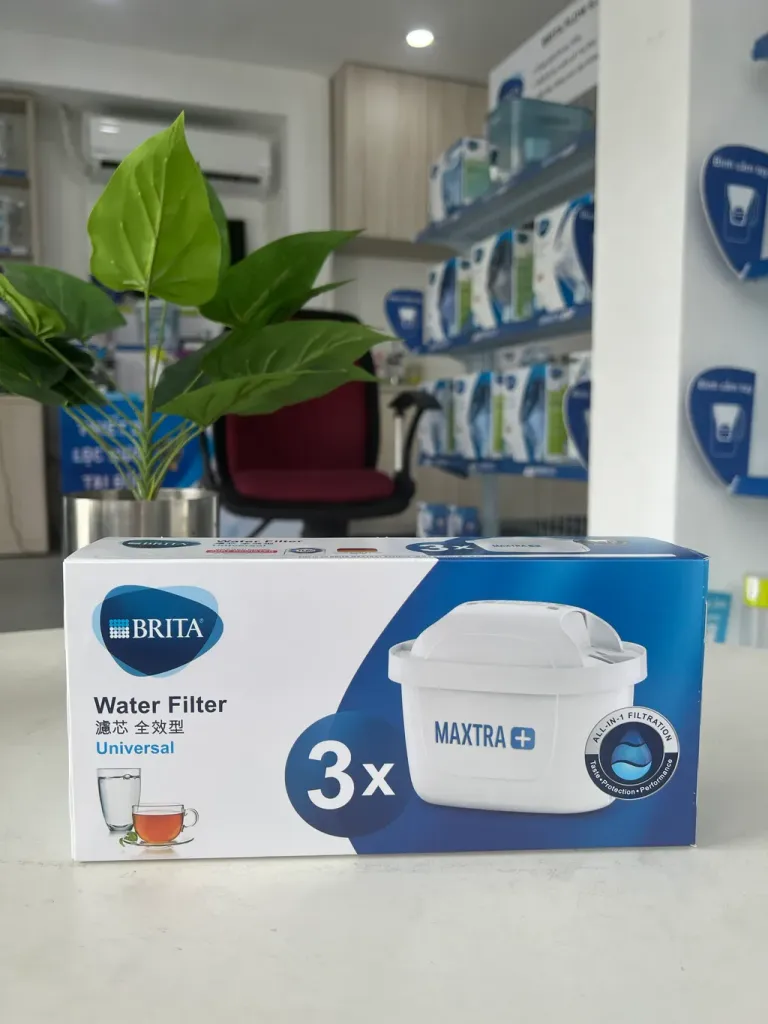 Combo Bình Lọc Nước BRITA Flow 8.2L Kèm Hộp 3-6 Lõi Lọc BRITA Maxtra Plus