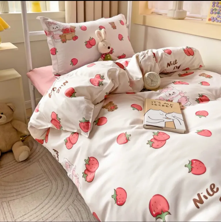 Bộ Chăn Ga Gối Cotton Sweet Love 66