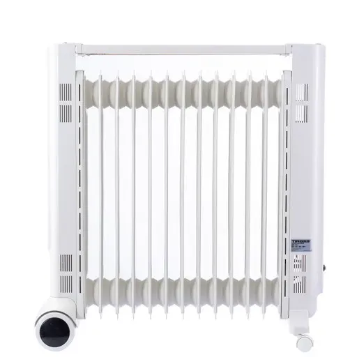 Lò Sưởi Dầu 13 Thanh TIROSS 2500W Có Điều Khiển, Hẹn Giờ, Giá Phơi