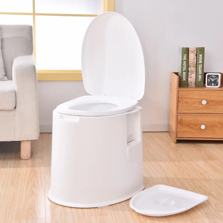 Bô Vệ Sinh Di Động Nhựa Cao Cấp Việt Nhật, Bệ Toilet Cho Người Già, Bà Bầu, Bệnh Nhân, Có Chân Đế Cao Su Chống Chơn Trượt