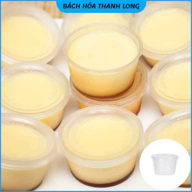 Hũ Nhựa Đựng Caramen, Flan, Sữa Chua, Rau Câu, Nhựa Nguyên Sinh Việt Nhật