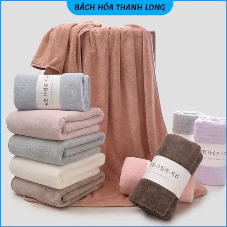 Khăn Tắm Lớn Hàn Quốc 70x140cm